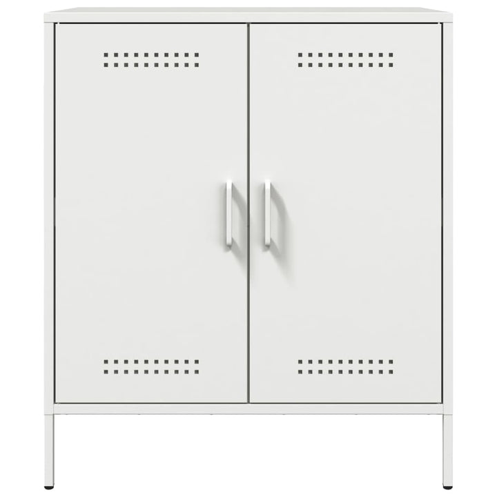 skab 68x39x79 cm stål hvid