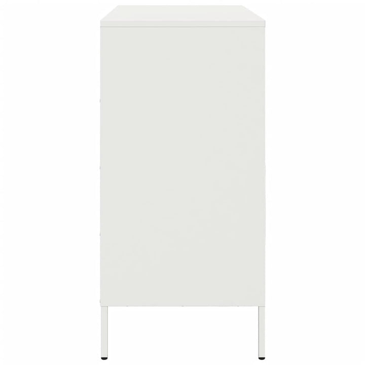 skab 68x39x79 cm stål hvid