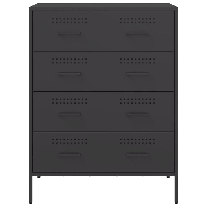 skænk 68x39x89 cm stål sort