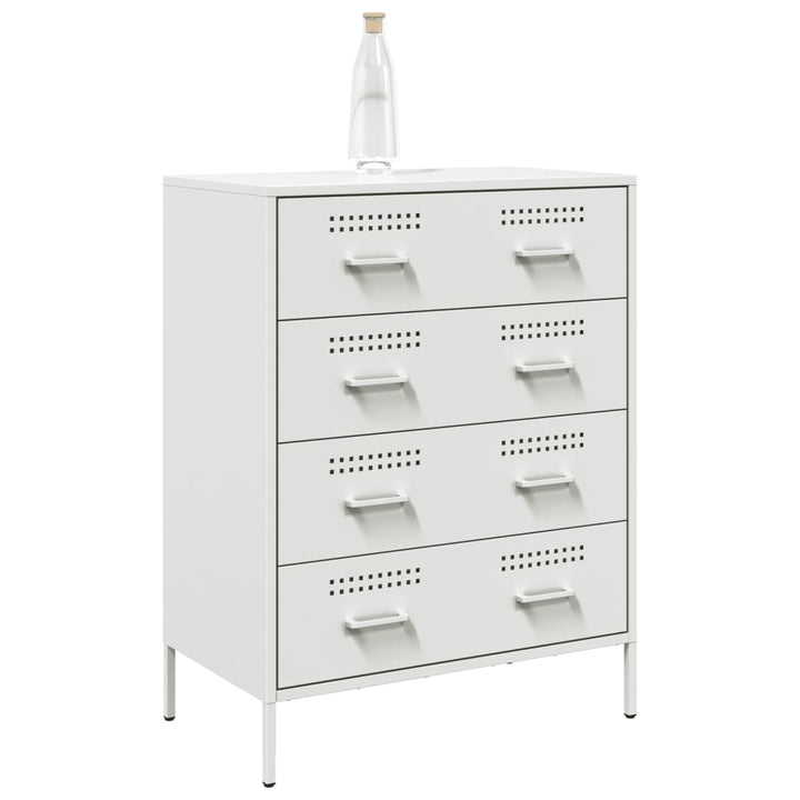 skab 68x39x89 cm stål hvid