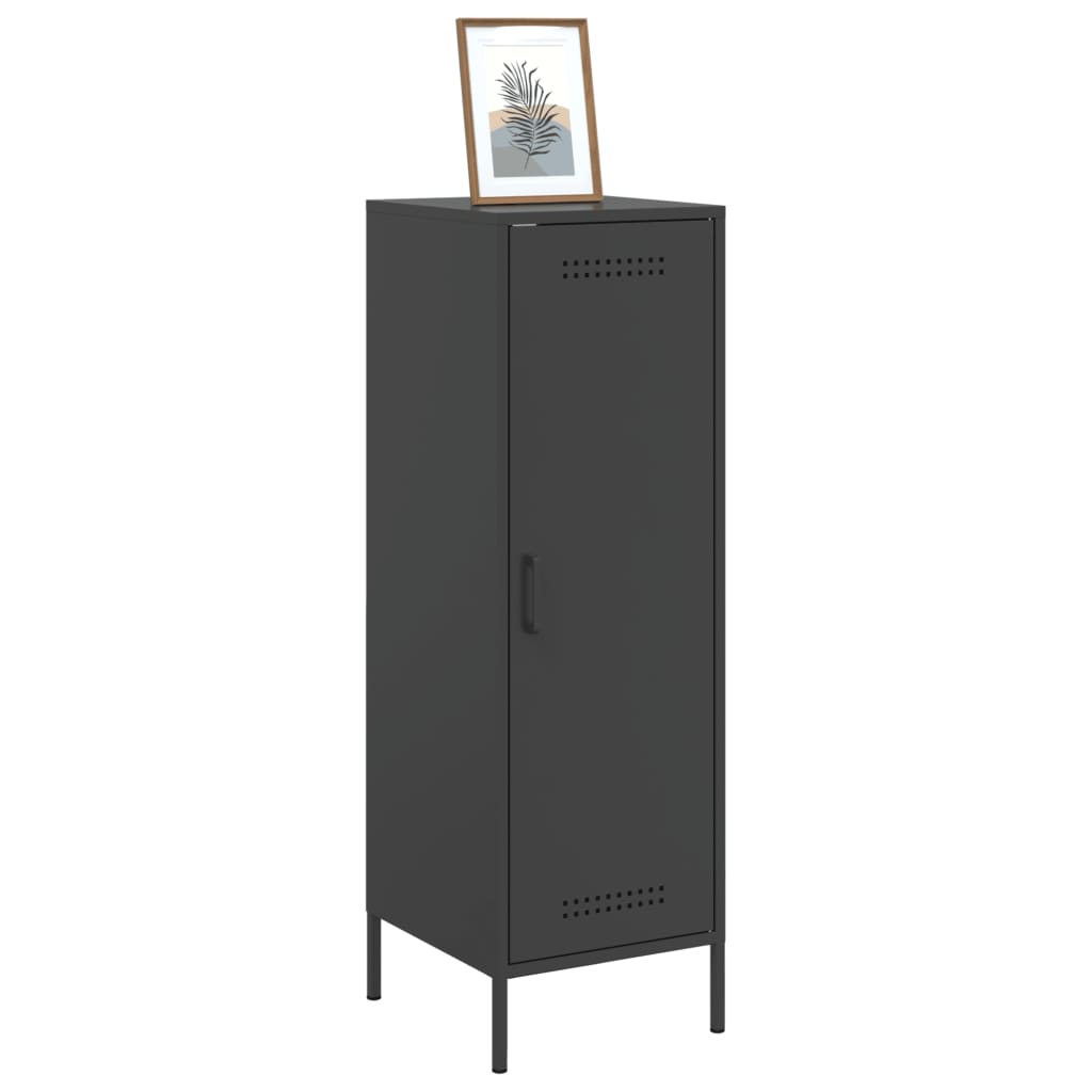højskab 36x39x113 cm stål sort