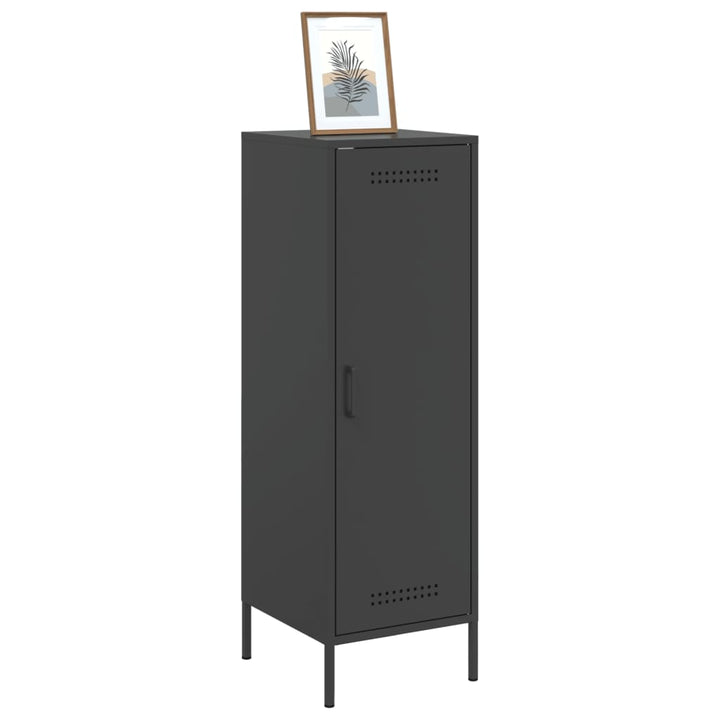 højskab 36x39x113 cm stål sort