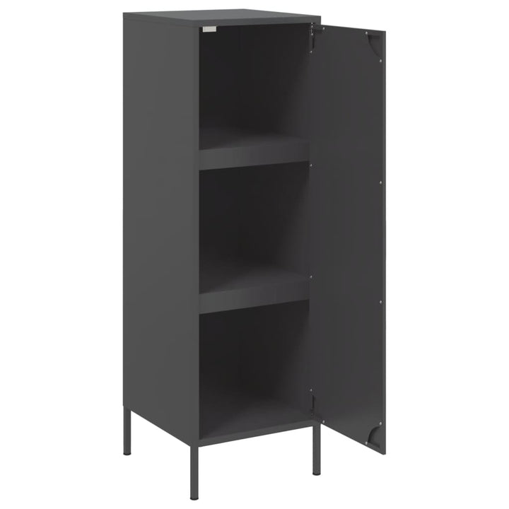 højskab 36x39x113 cm stål sort