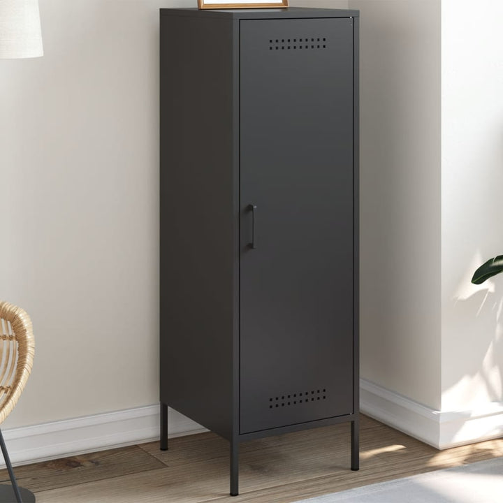 højskab 36x39x113 cm stål sort