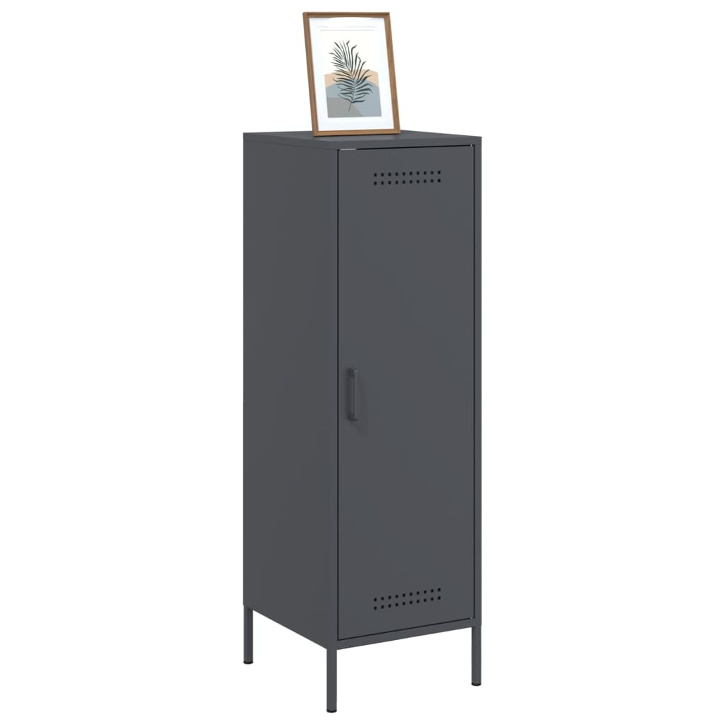 skab 36x39x113 cm stål antracitgrå