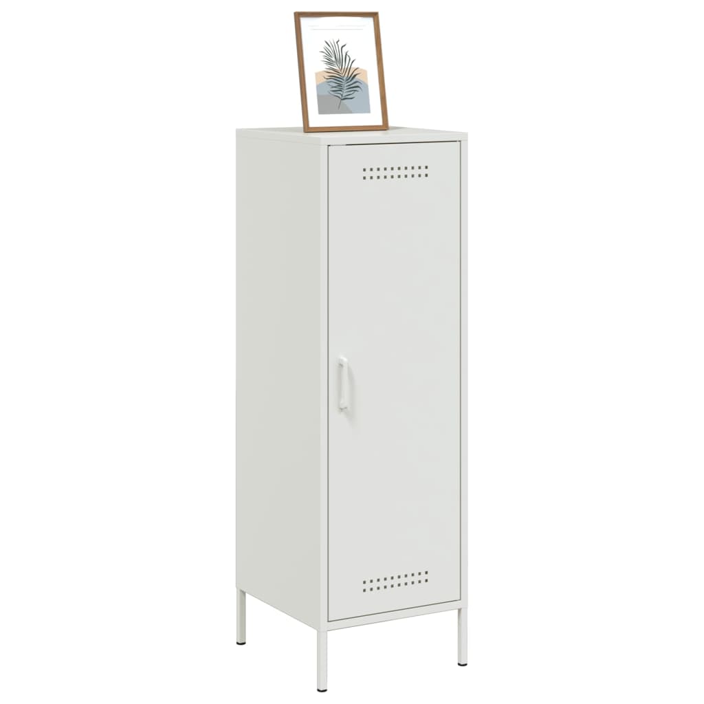 skab 36x39x113 cm stål hvid