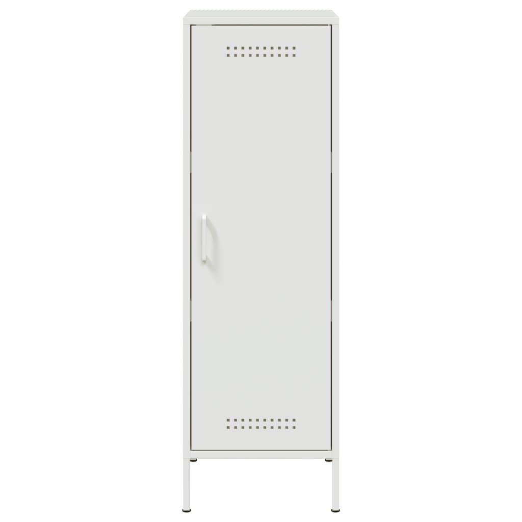 skab 36x39x113 cm stål hvid