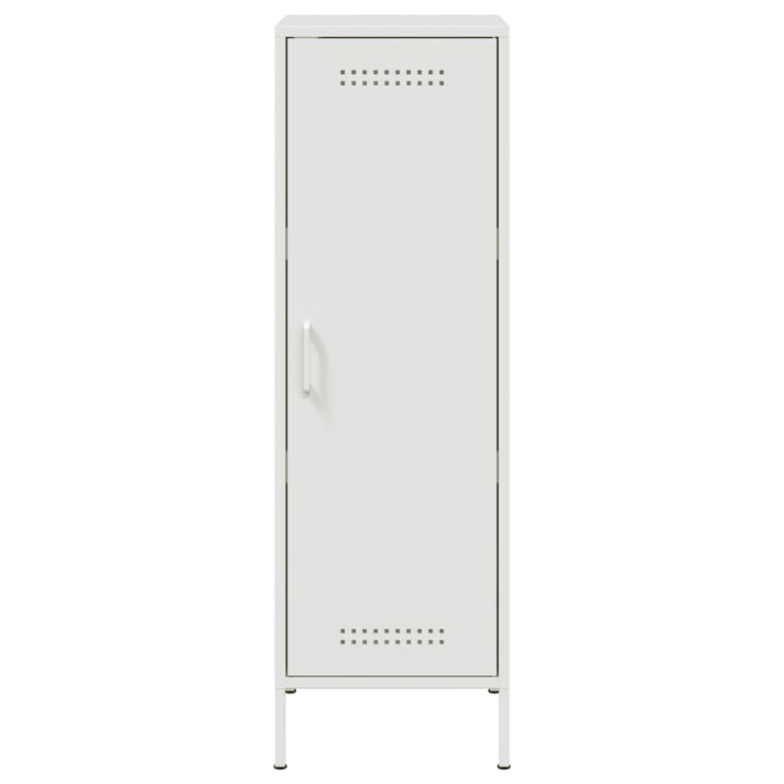 skab 36x39x113 cm stål hvid