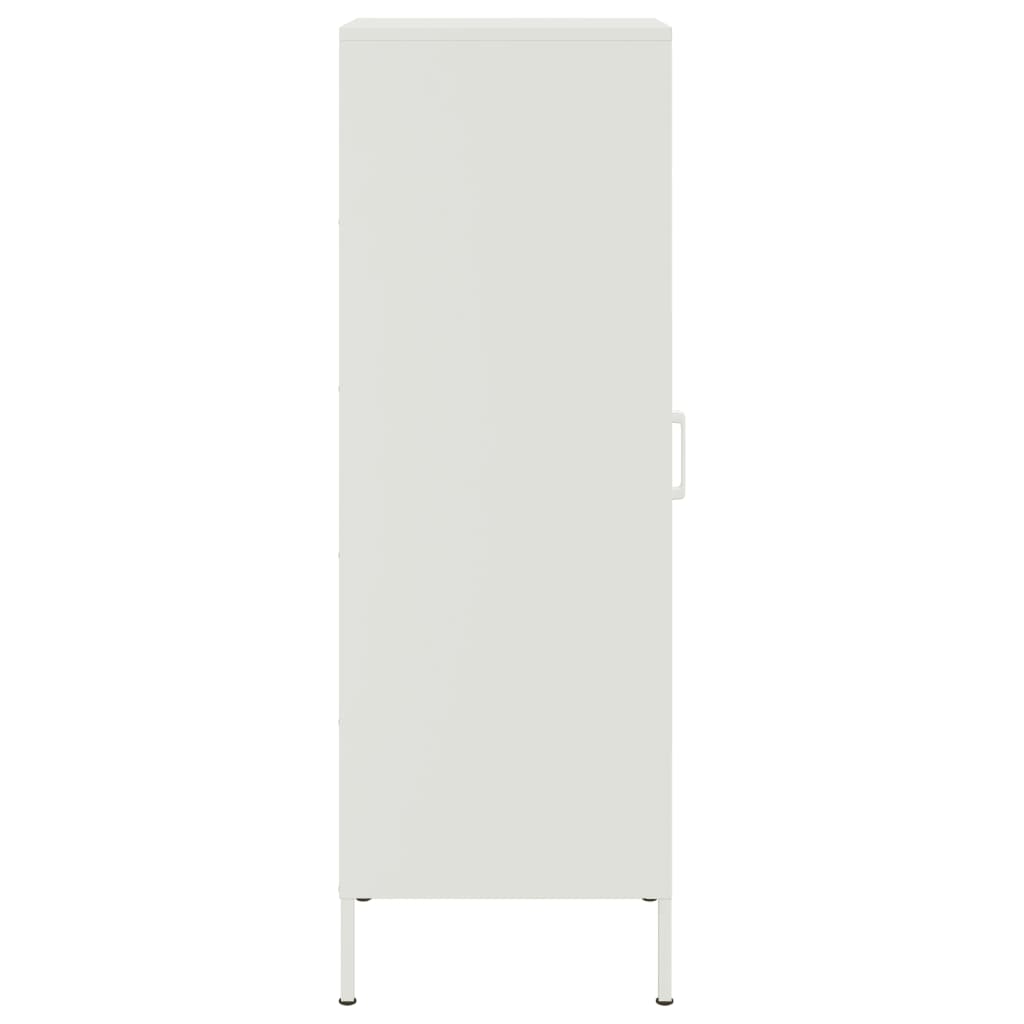 skab 36x39x113 cm stål hvid