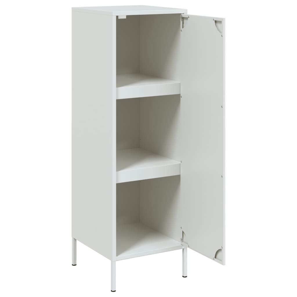 skab 36x39x113 cm stål hvid