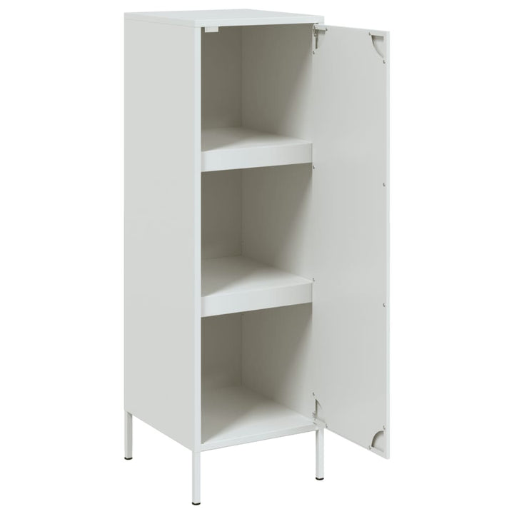 skab 36x39x113 cm stål hvid