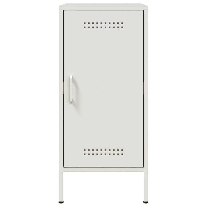 skabe 2 stk. 36x39x79 cm stål hvid
