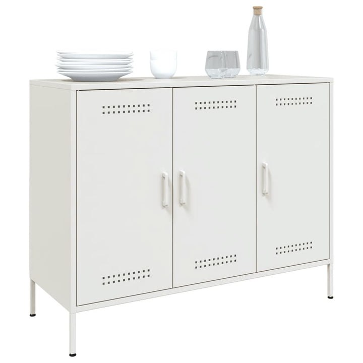 skab 100,5x39x79 cm stål hvid