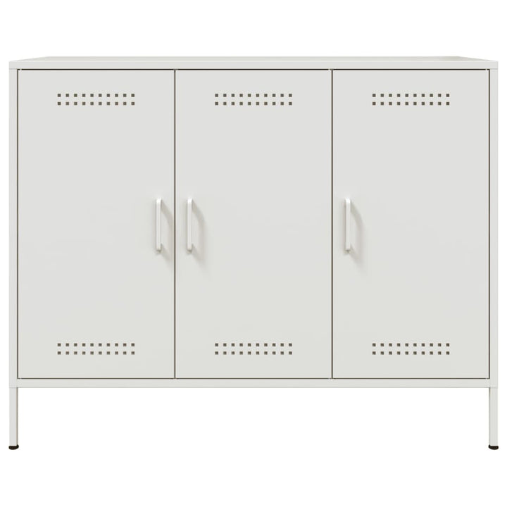 skab 100,5x39x79 cm stål hvid
