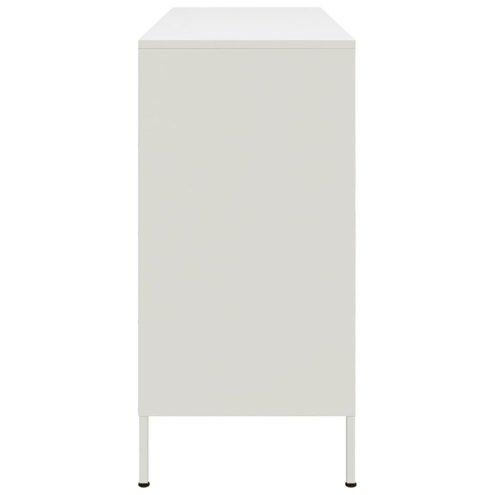 skab 100,5x39x79 cm stål hvid