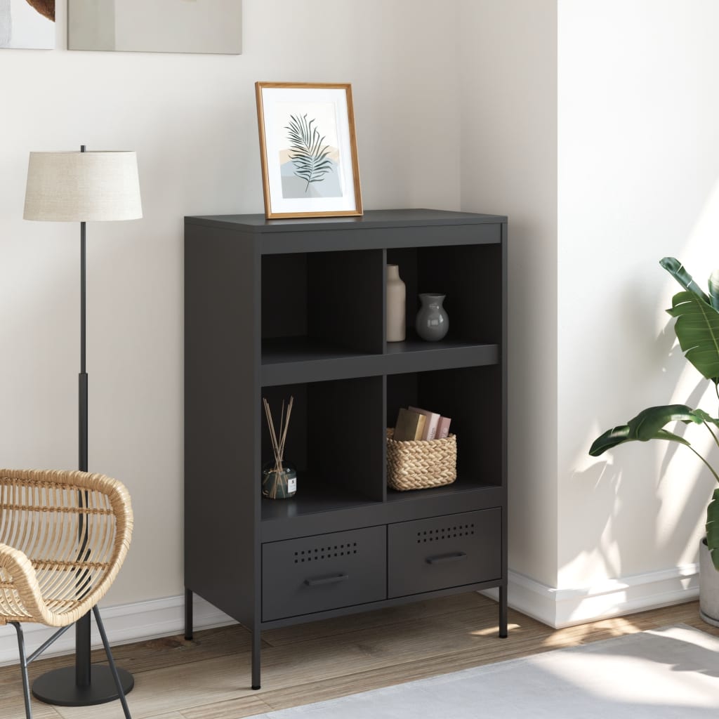 skab 68x39x101,5 cm stål sort