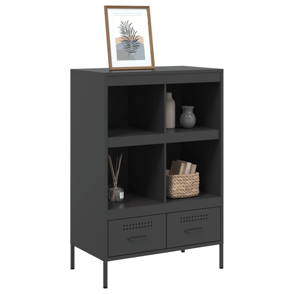 skab 68x39x101,5 cm stål sort