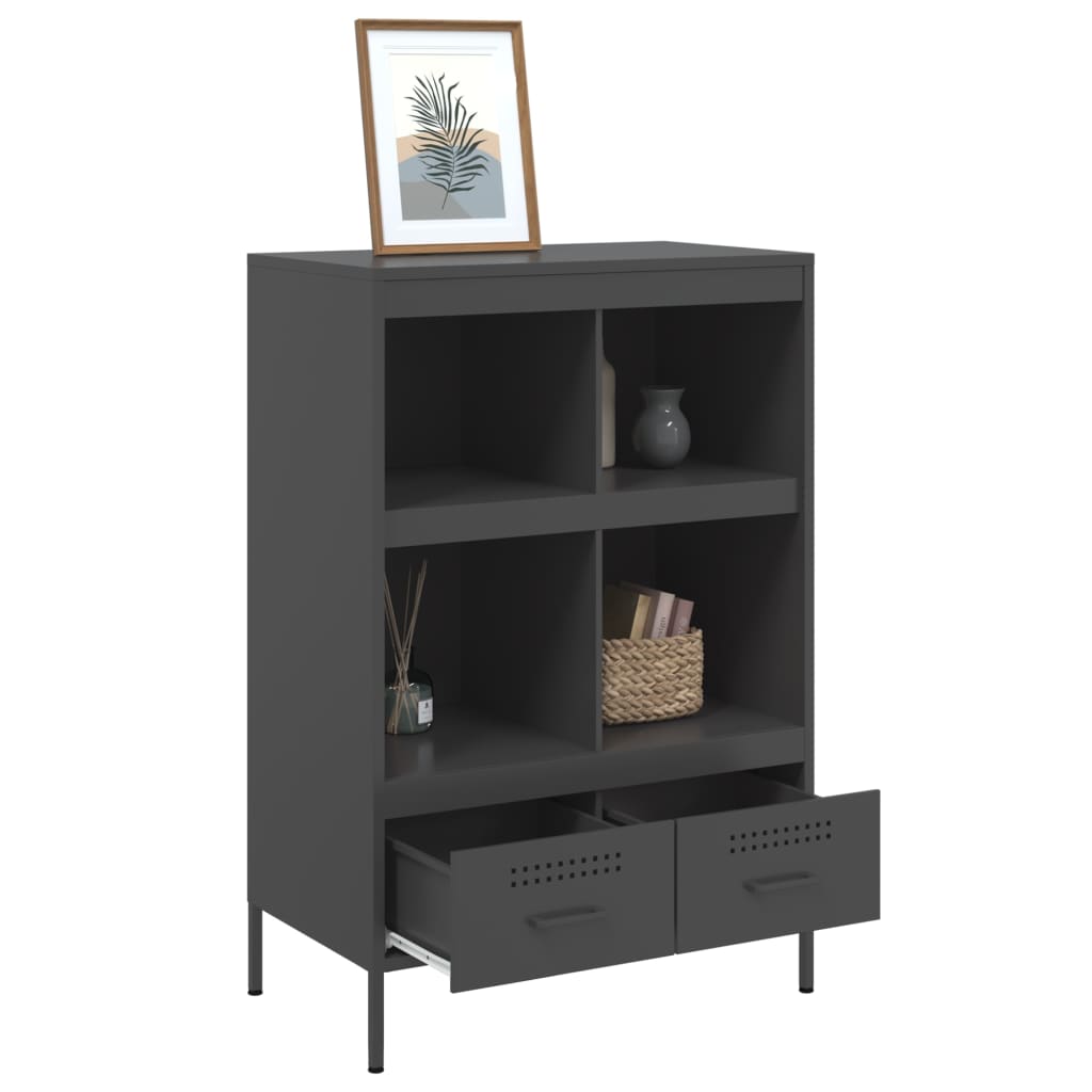 skab 68x39x101,5 cm stål sort