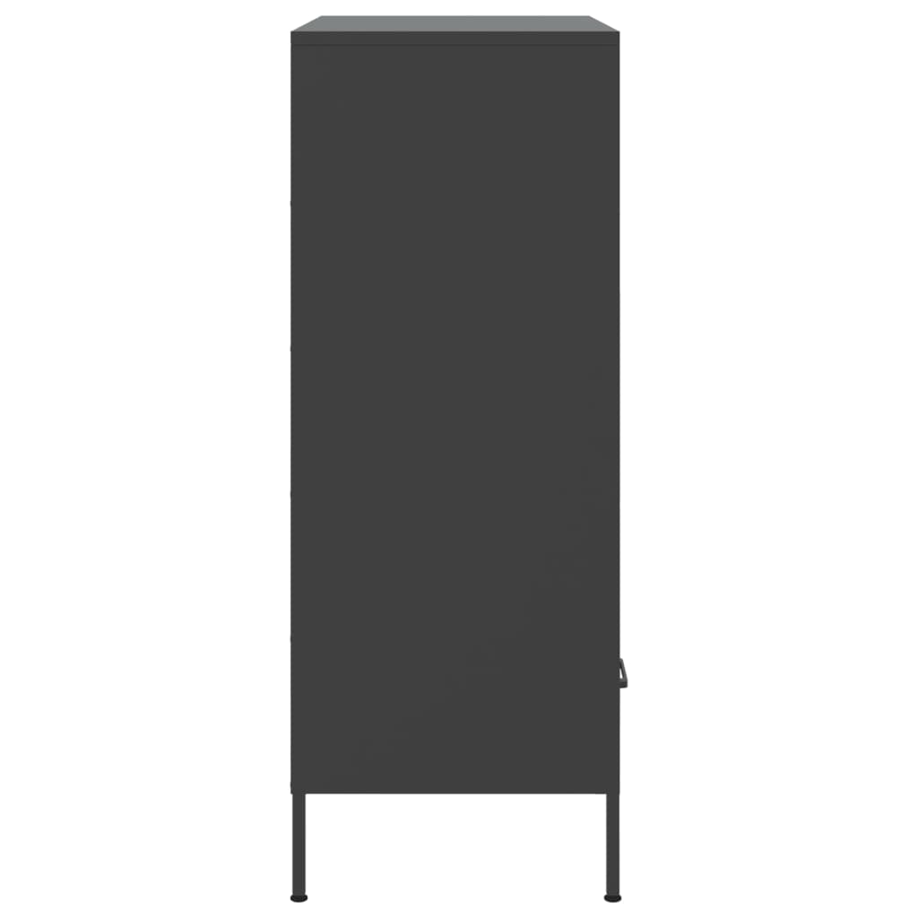 skab 68x39x101,5 cm stål sort