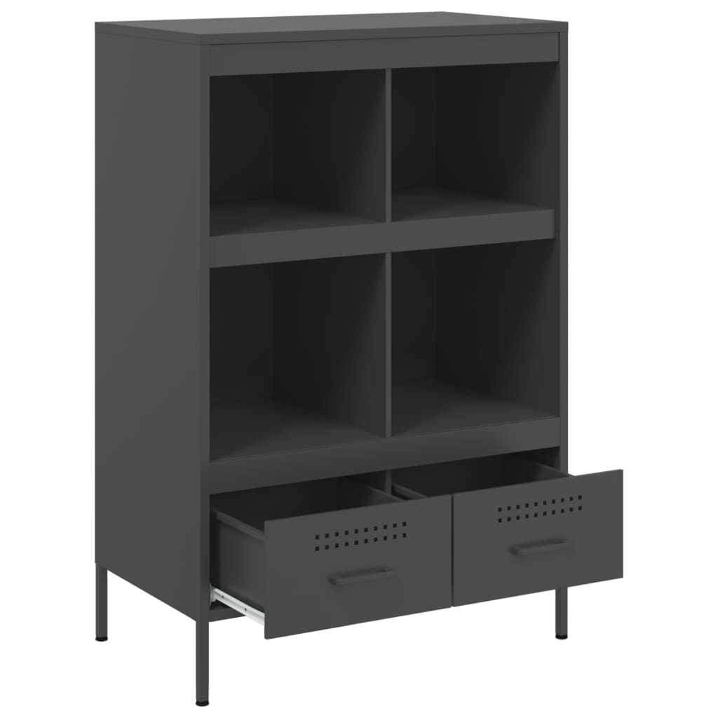 skab 68x39x101,5 cm stål sort