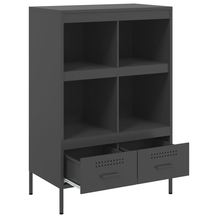skab 68x39x101,5 cm stål sort