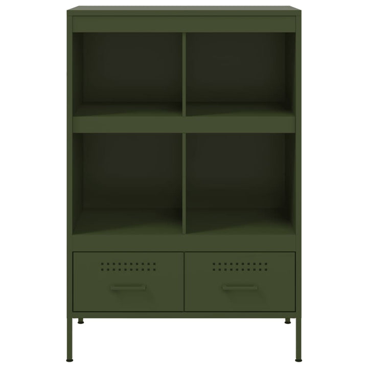 skab 68x39x101,5 cm stål olivengrøn