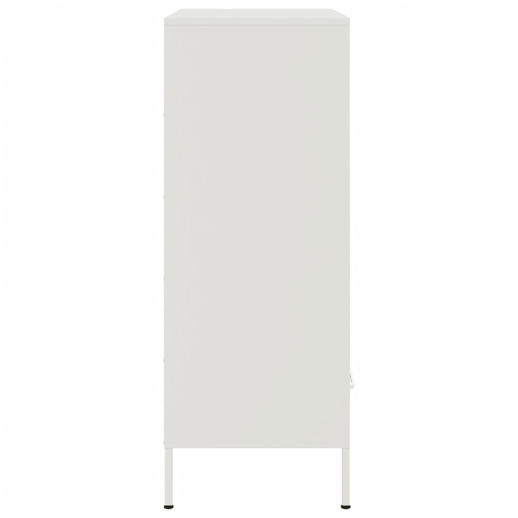 skab 68x39x101,5 cm stål hvid