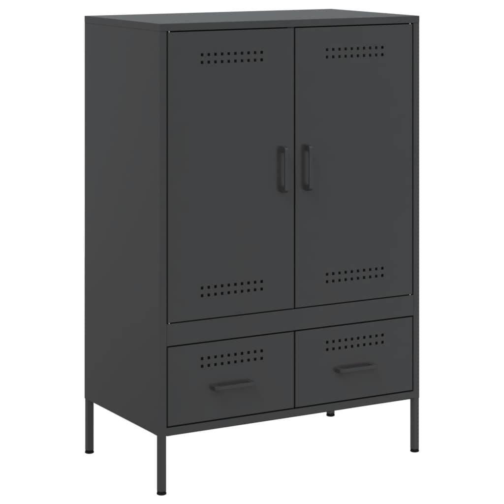 skab 68x39x101,5 cm stål sort
