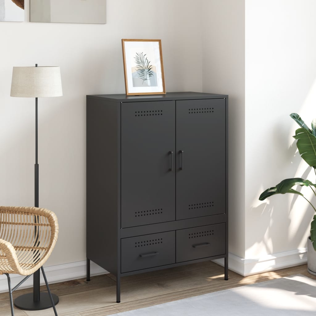 skab 68x39x101,5 cm stål sort