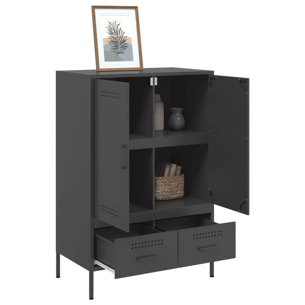 skab 68x39x101,5 cm stål sort