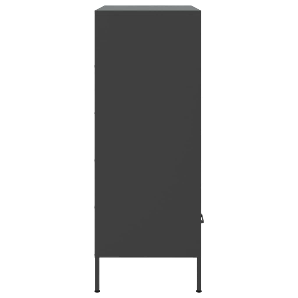 skab 68x39x101,5 cm stål sort