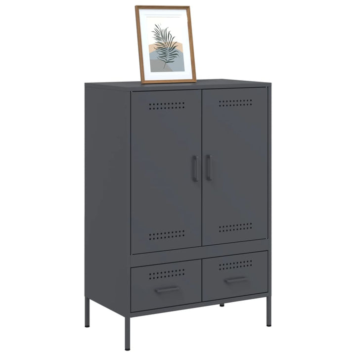 skab 68x39x101,5 cm stål antracitgrå