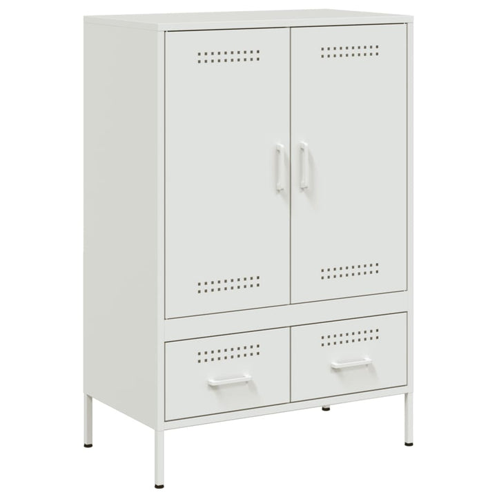 skab 68x39x101,5 cm stål hvid