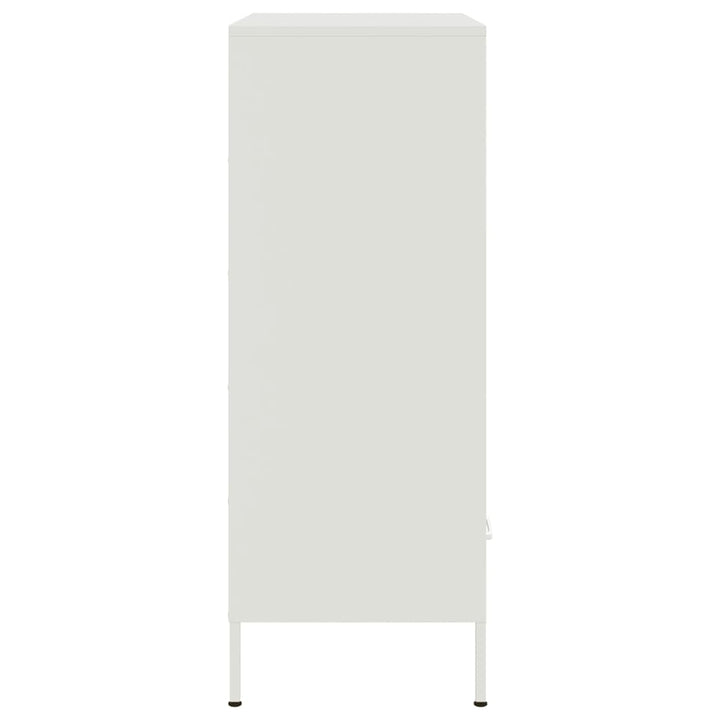 skab 68x39x101,5 cm stål hvid