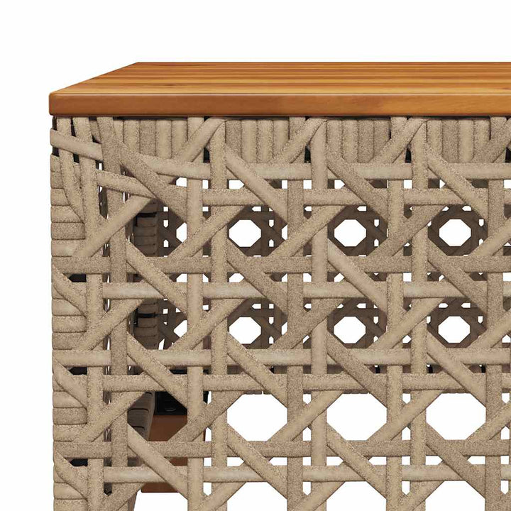 sofasæt til haven 8 dele med hynder polyrattan beige
