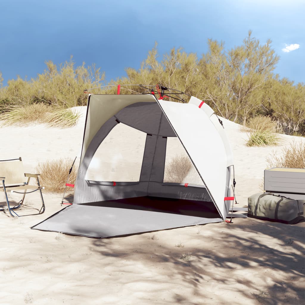 2-personers campingtelt vandtæt quick-release grå