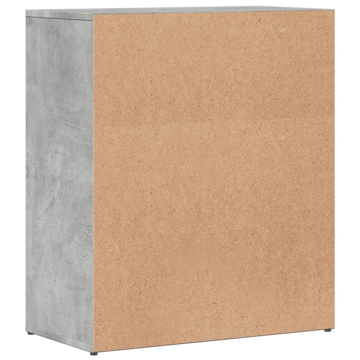 skænke 2 stk. 60x31x70 cm konstrueret træ betongrå