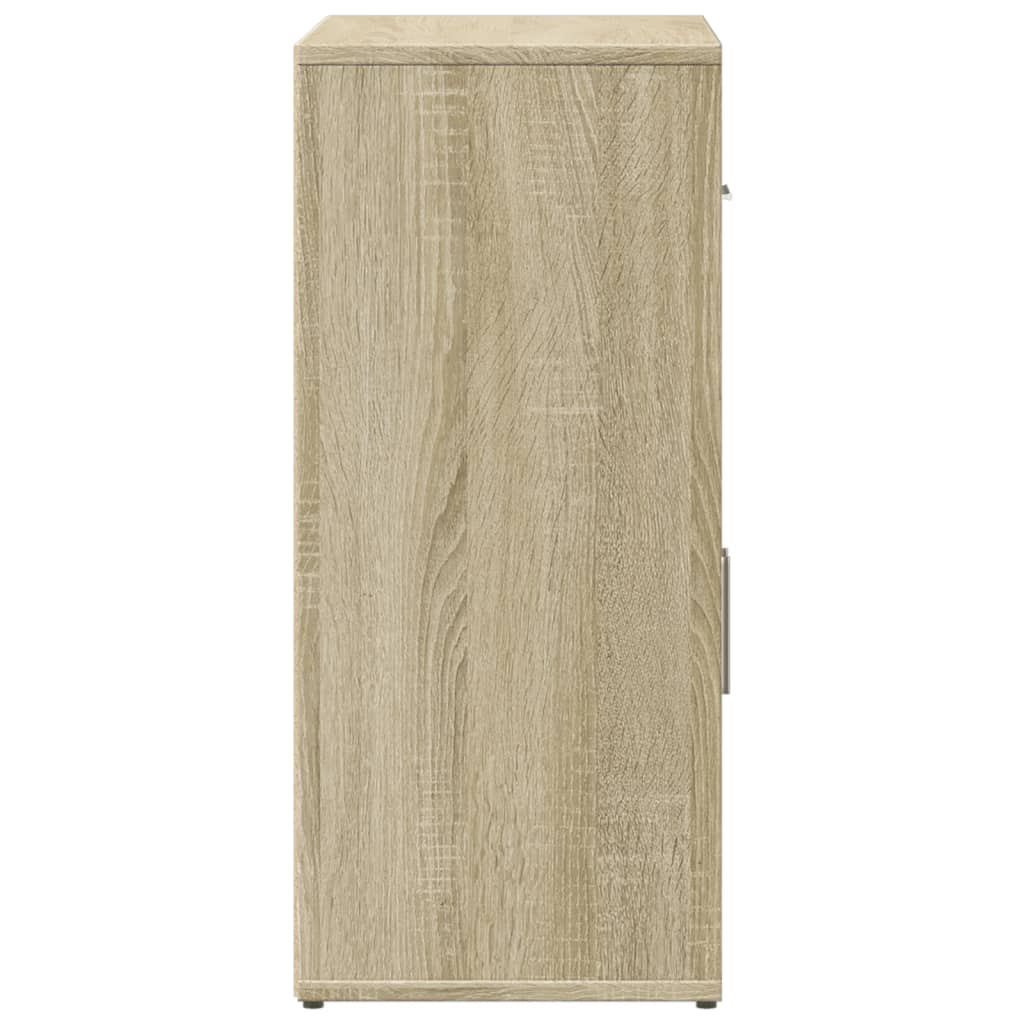 skænke 2 stk. 60x31x70 cm konstrueret træ sonoma-eg