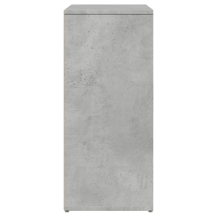 skænke 2 stk. 60x31x70 cm konstrueret træ betongrå