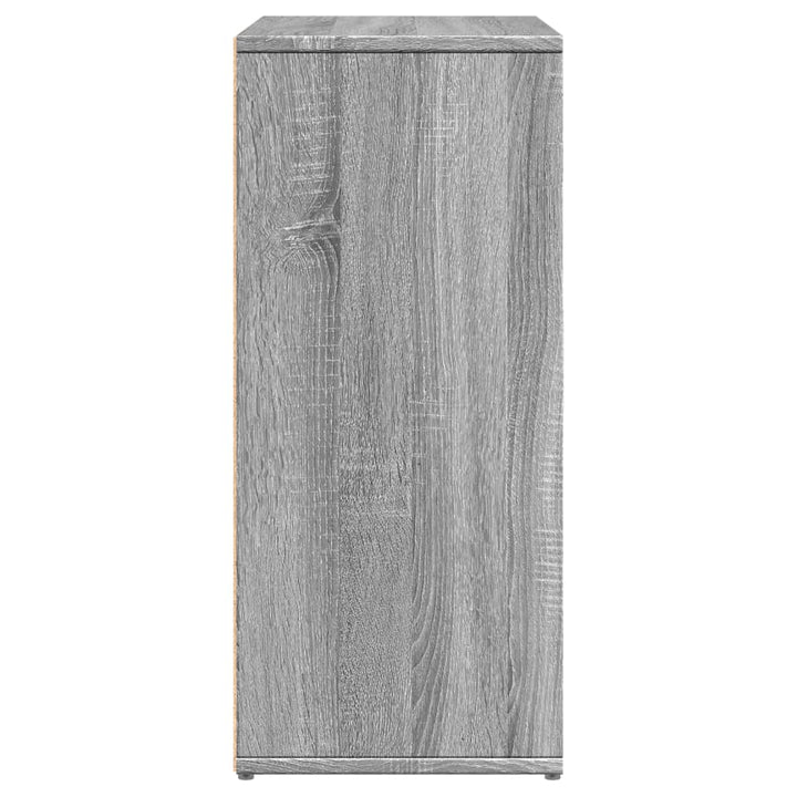 skænke 2 stk. 60x31x70 cm konstrueret træ grå sonoma-eg