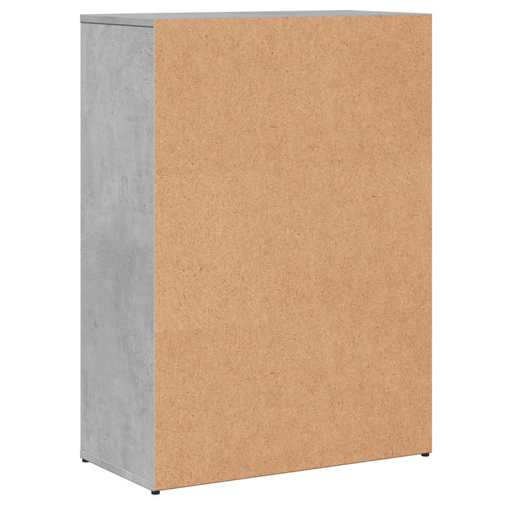skænke 2 stk. 60x30x84 cm konstrueret træ betongrå