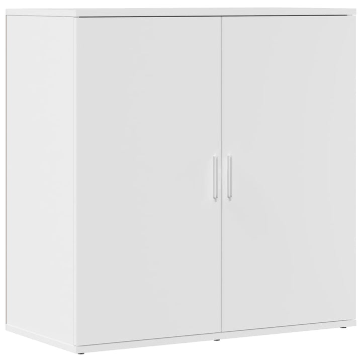 skænke 2 stk. 79x38x80 cm konstrueret træ hvid