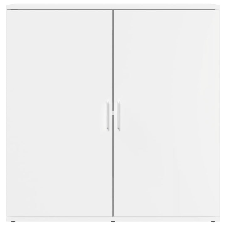 skænke 2 stk. 79x38x80 cm konstrueret træ hvid