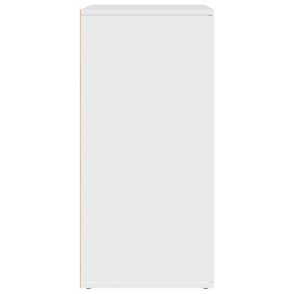 skænke 2 stk. 79x38x80 cm konstrueret træ hvid