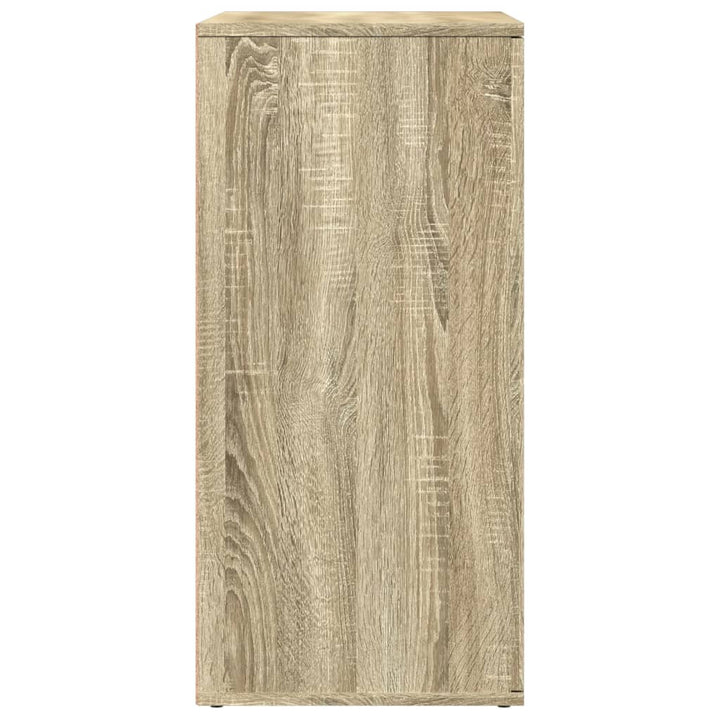skænke 2 stk. 79x38x80 cm konstrueret træ sonoma-eg