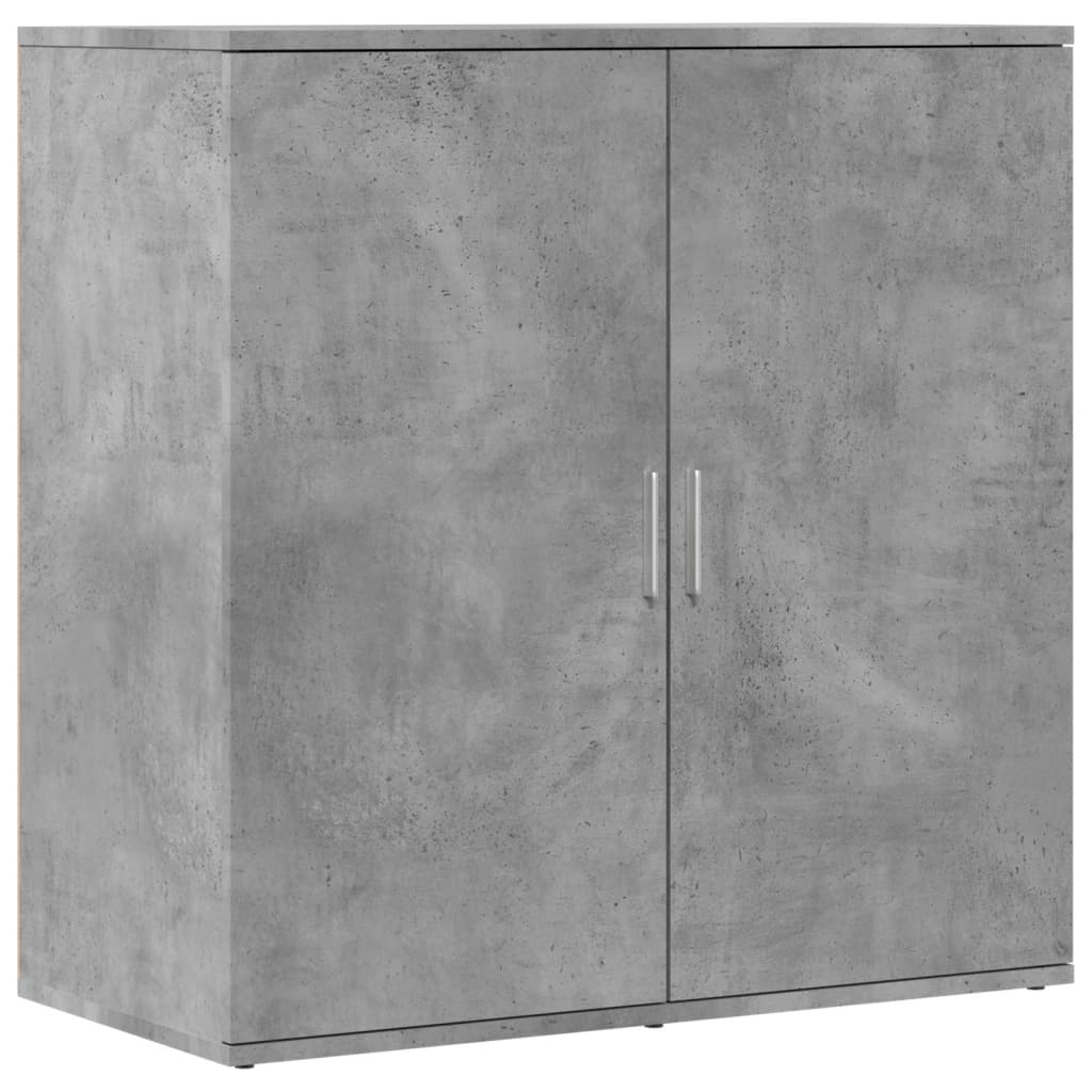 skænke 2 stk. 79x38x80 cm konstrueret træ betongrå