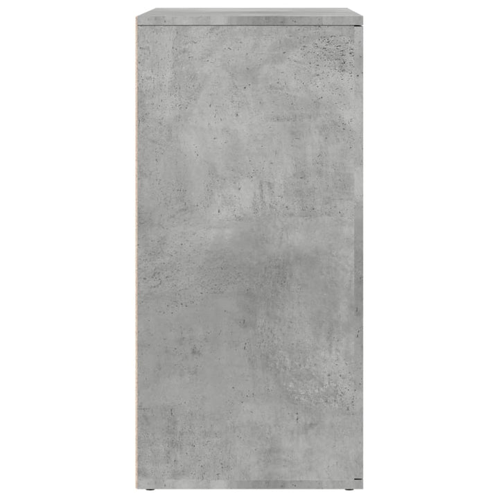 skænke 2 stk. 79x38x80 cm konstrueret træ betongrå