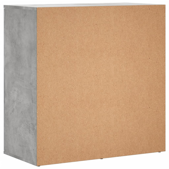 skænke 2 stk. 79x38x80 cm konstrueret træ betongrå