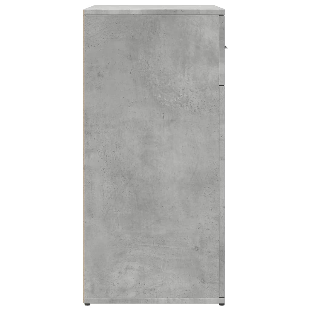 skænke 2 stk. 79x38x80 cm konstrueret træ betongrå