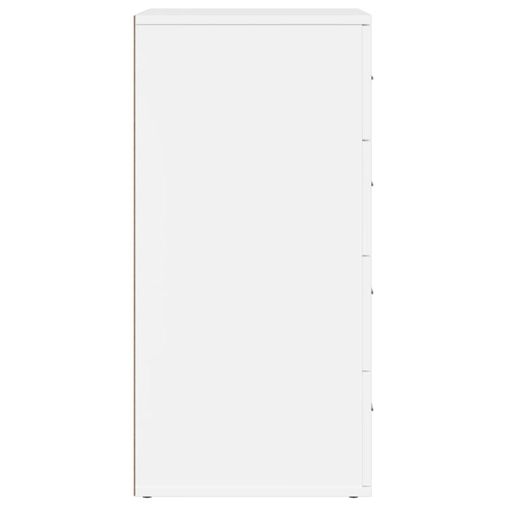 skænke 2 stk. 60x39x80 cm konstrueret træ hvid